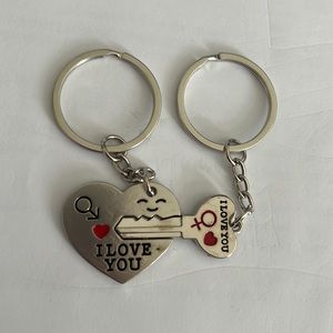 I love you keychains